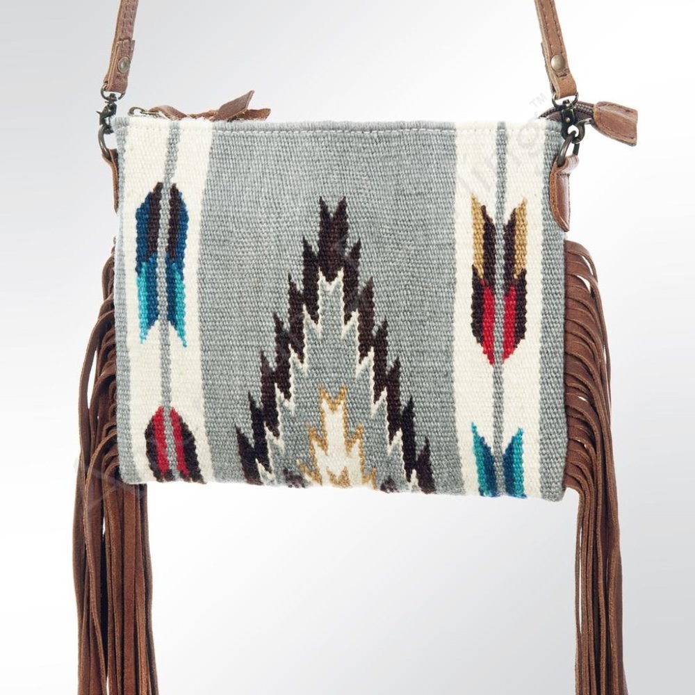 American Darling 9x10" Fringe Cross Body ADBG236D4